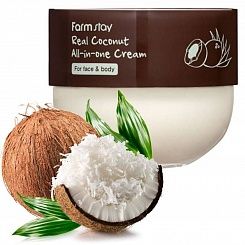 Многофункциональный крем для лица и тела с экстрактом кокоса Farm Stay Real Coconut All-in-one Cream