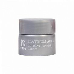 Миниатюра капсульного крема с икрой и платиной Ottie Platinum Aura Ultimate Caviar Cream