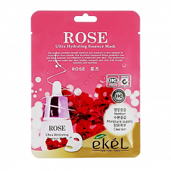Тканевая маска с розой Ekel Ultra Hydrating Essense Mask Rose 25 мл