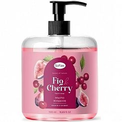 Жидкое мыло для рук с ароматом Инжира и вишни Meggi Fig&Cherry, 500 мл