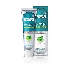 Зубная паста ГОЛУБАЯ Гинкго билоба Aekyung 2080 K Gingivalis Herbal Mint (120 гр)