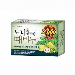 Отшелушивающее и успокаивающее мыло для тела с экстрактом нони Mukunghwa Noni Body Soap 100 гр