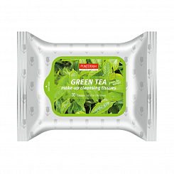 Салфетки для снятия макияжа с зеленым чаем Purederm Make-up Cleansing Tissues Green Tea, 30 шт