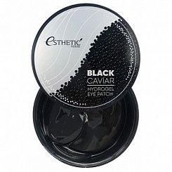 Гидрогелевые патчи с экстрактом черной икры ESTHETIC HOUSE Black Caviar Hydrogel Eye Patch, 60 шт