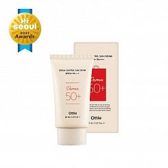 Солнцезащитный крем для проблемной кожи Ottie Derma Control Sun Cream SPF50+PA++++, 60 мл