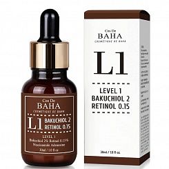 Обновляющая сыворотка с бакучиолом и ретинолом Cos De BAHA Bakuchiol 2% Retinol 0.15% L1 Serum