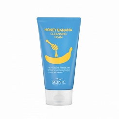 Питательная пенка для умывания с медом и бананом Scinic Honey Banana Cleansing Foam