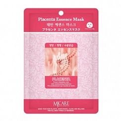 Маска тканевая для лица с плацентой Mijin Placenta Essence Mask 23г